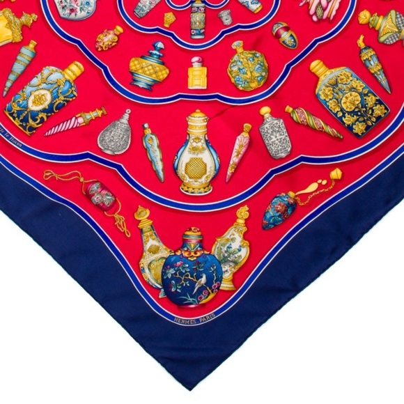 Hermès Qu'importe Le Flacon Silk Scarf - Picture 2 of 8